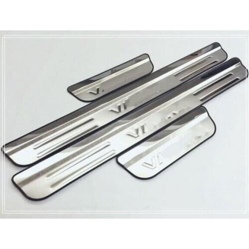 Higher star 8pcs car door sills scuff footplate,guard plate,protection bar with logo for Suzuki Vitara 2016-2019