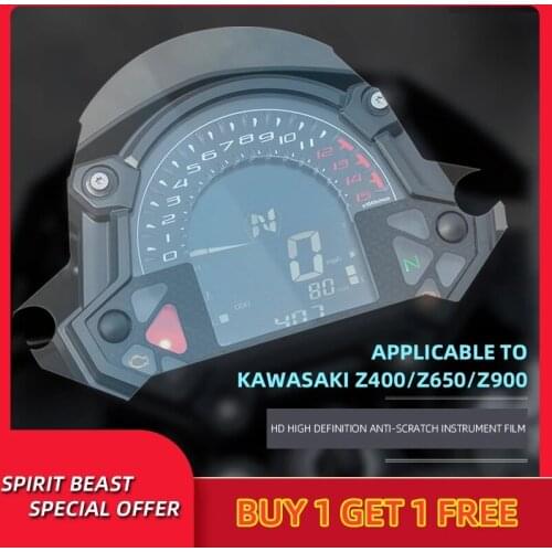 Spirit Beast Motorcycle speedometer Scratch Protection Film Screen Protector Film Instrument sticker For Kawasaki Z400 Z650 Z900