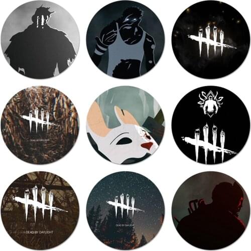 Horror Dead by Daylight Badge Brooch Pin Accessories For Clothes Backpack Decoration gift 58mm