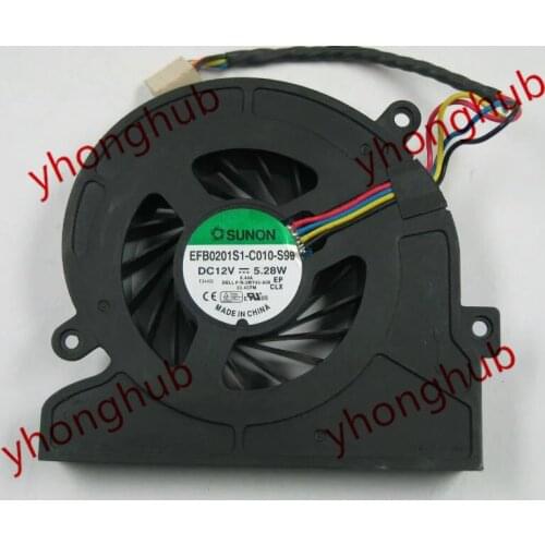 SUNON EFB0201S1-C010-S99 DC 12V 5.28W 4-wire Server Cooling Fan