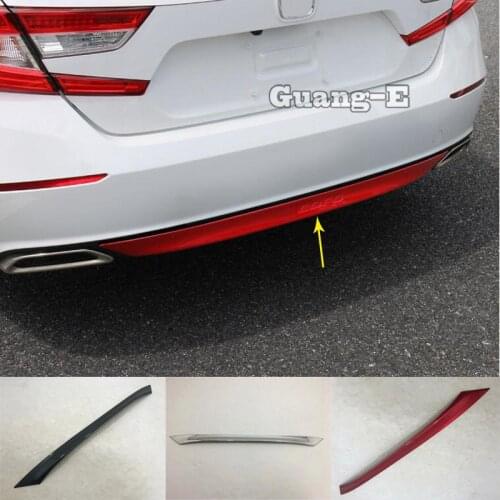 Car Styling Body Cover Protection Bumper Trim Rear Back Tail Bottom 1pcs For Honda Accord Sedan 10th 2018 2019 2020
