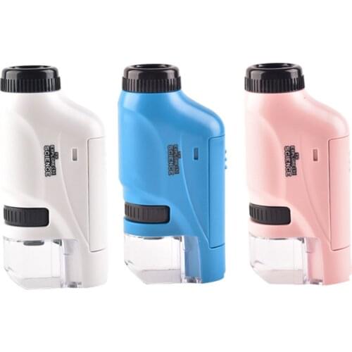 Childrens hand-held portable microscope educational science and education toy