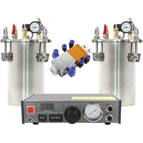 Glue Dispenser AB Mixing Doming Liquid Glue Dispensing Machine Equipment for Epoxy Resin