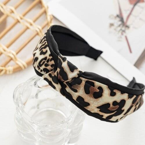 Women Fabric Hairband Twist Bow Knot Cross Headband Girl Hair Band Lady Headwear