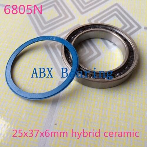 6805N 6805RD SI3N4 hybrid ceramic bearing 25x37x6mm 6805 25376 bike wheels bottom bracket repair bearing BB51
