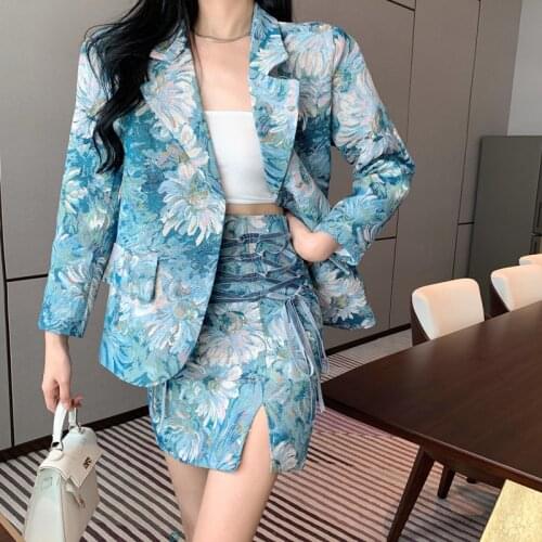 HziriP Women's Business Skirt Suits