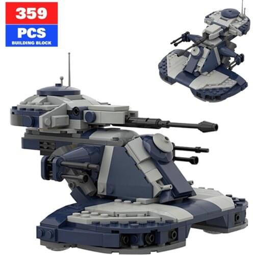 Moc Star AAT Assault Tank Space Combat Movie Series Military Modular Weapon Building Block Model Children Toy Boy Toy Gift