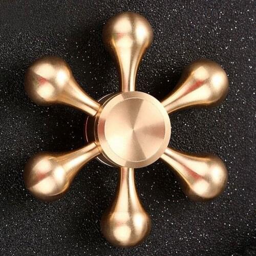 Relieve stress toys toy Finger Fidget Spinner Hand Toy Metal Brass Spiner Antistress Relieve Stress Toys Child 2020