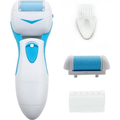 Electric Washable Foot Care Heel Grinder File Pedicure Dead Skin Smoothly Cleaner Battery Calluse Remover Feet Removal Machine