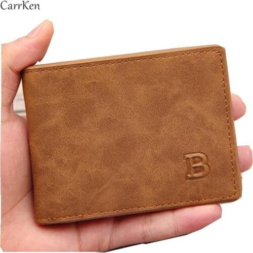 Men Wallets Short Luxury Brand 2021 Clutch Wallet Men Small Money Purses Casual Thin Male Purse Carteiras Coin Pocketbook Cuzdan