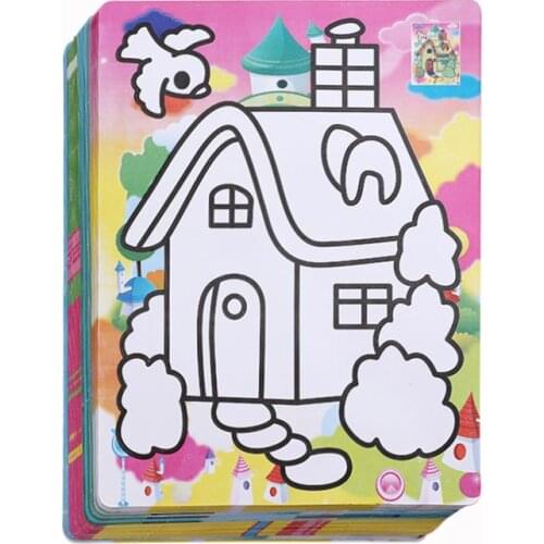 New Colorful Creative DIY Sand Painting Kids Montessori Toys Children Gifts