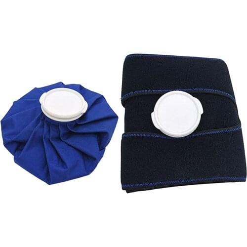 Ice Cold Pack Pockets with Support Wrap Breathable for Injuries