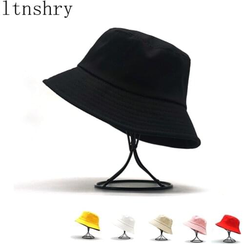 Spring Summer Foldable Bucket Hat Unisex Women Outdoor Sunscreen Cotton Fishing sun hat Holiday Hunting Cap Chapeau gorra