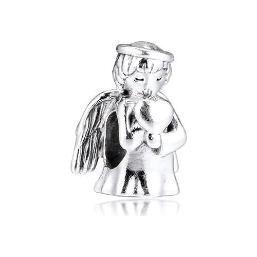 CKK Angel of Love Charms 925 Original Fit Pandora Bracelets Sterling Silver Charm Beads for Jewelry Making Bead Berloque