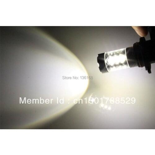 Bargain!!!2x80W H4 HB2 P43T 9003 Canbus No Error super bright Cree cHIPS High Power Led Car Fog light auto fog lamp DRL bulb