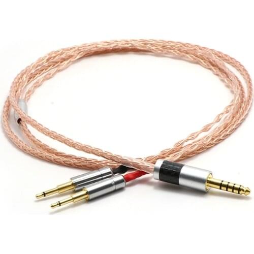 High Quality 4.4mm 8core Silver Plated Headphone Upgrade Cable for HE1000 HE400S HE560 Oppo PM-1 PM-2