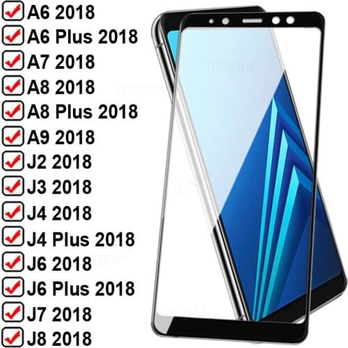 11D Full Protection Glass For Samsung Galaxy A6 A8 J4 J6 Plus 2018 Tempered Screen Protector A5 A7 A9 J2 J3 J7 J8 2018 Glas Film
