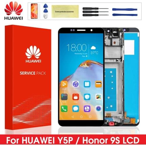 5.45'' Lcd Screen For Huawei Honor 9S DUA-LX9 LCD Display Touch Screen Digitizer Parts With frame For Huawei Y5P 2020
