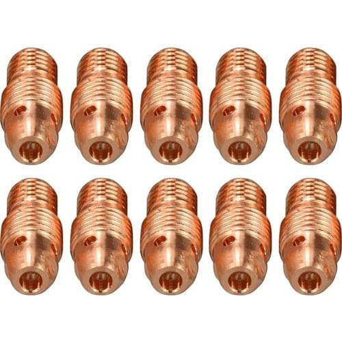 13N29 TIG Collet Body 3.2mm Fit SR PTA WP 9 20 25 TIG Welding Torch 10pk