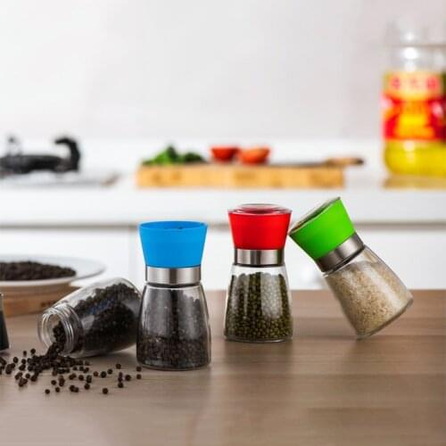 180ml Manual Pepper Mill Spice Frotton Kitchen Tools Cooking Tools for Butcher Shop Ground Black Pepper Grinder