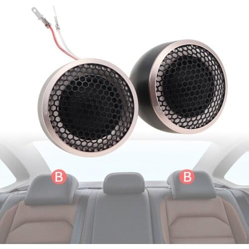 2pcs Universal 25mm 150W Car Speaker Dome Tweeter Sound Vehicle Auto Music Stereo Modified Loud Speakers for Car Vehicle Auto