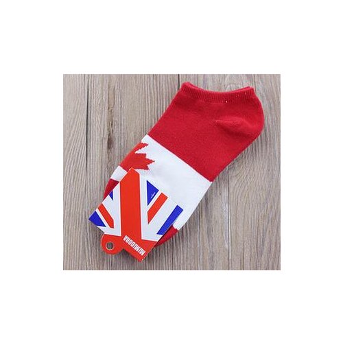 200pairs/lot fedex fast european style man casual flag cotton short socks male cotton short spring autumn winter socks