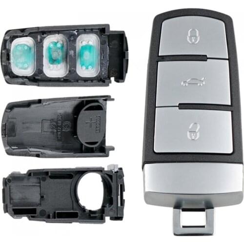 3 Buttons Car Remote Key Shell Fit for Volkswagen Magotan Passat CC