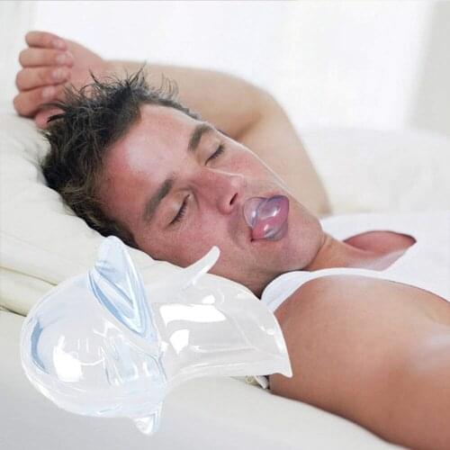 5pcs/5box Silicone Anti Snoring Tongue Retaining Device Sleep Breathing Apnea Night Guard Aid Snore Stopper Snore Solution