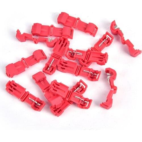 50PCS (25Pairs) Quick Splice Lock Wire Terminals Connectors Electrical Crimps Cable Snaps