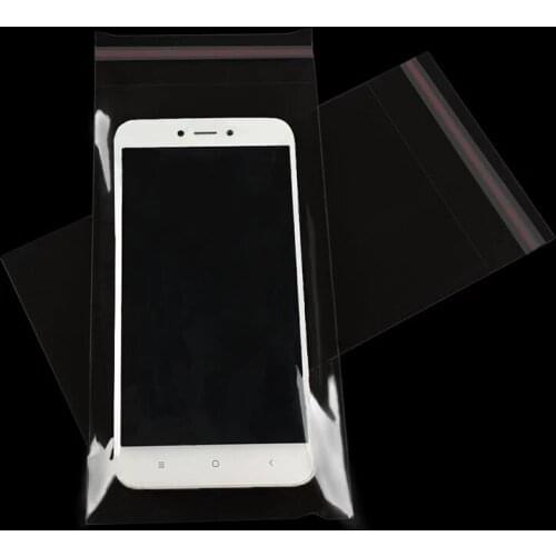 500pcs/lot 20 sizes Transparent Self Adhesive Plastic Bags OPP Poly Plastic Baggie Jewelry Gift Packaging Bag Cellophane Bag