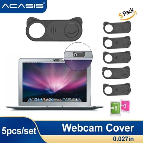 Acasis Webcam Cover Universal Phone Anti Spy Camera Cover For iPad Web Laptop PC Macbook Tablet lenses Privacy Sticker