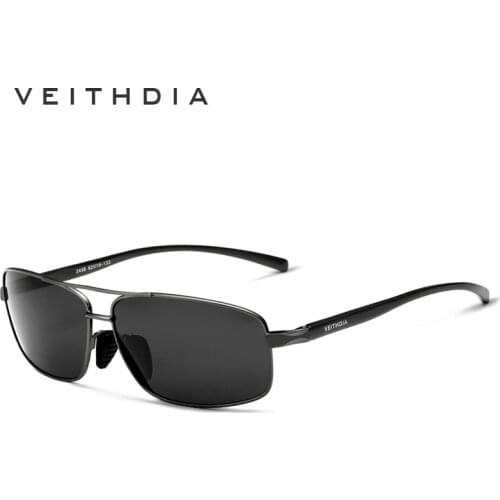 VEITHDIA Brand Designer Sunglasses Men Polarized Lens Male Sun Glasses Eyewear Accessories очки 2458
