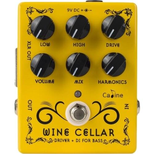 Caline CP-60 Driver+DI for Bass Guitar Pedal Effect Guitar Accessories Mini Pedal Guitar Parts