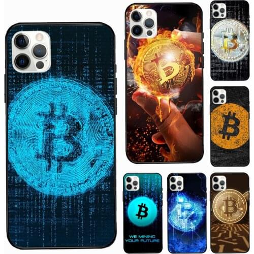 Bitcoin Case For Apple iPhone 12 11 Pro Max XS X XR 6S 7 8 Plus 5S SE 2020 Silicone Phone Cover