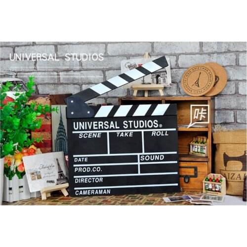 1 pc Directors Record Board Wood Shooting Props Background Photo Studio Decorations
