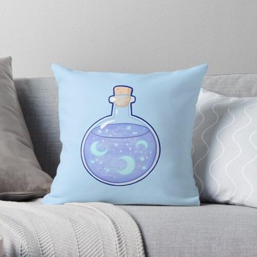 Blue Moon Brew Throw Pillow Cushion Cover Polyester throw pillows case on sofa home living room car seat decor 45x45cm