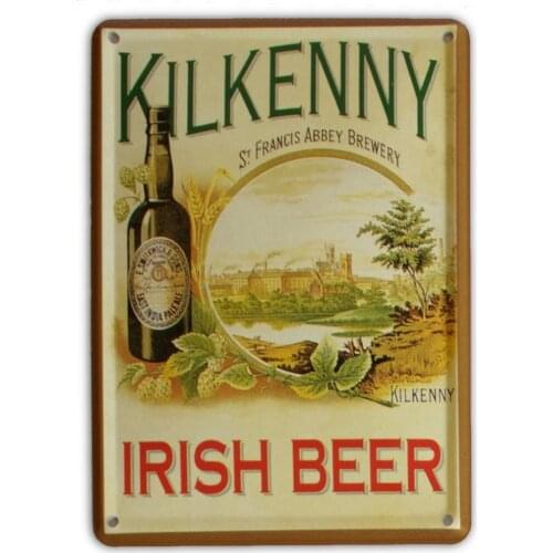 Irish Pub of Any Name Customized Personalized Tin Chic Logo Rustic Retro Style Retro Kitchen Bar Bar Coffee Shop Decoration