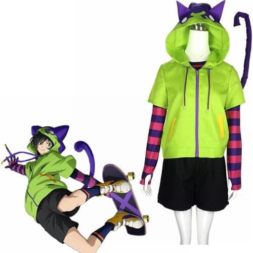 Anime Cos SK8 Chinen Miya MIYA School Uniform Cosplay Costumes Halloween Outfit