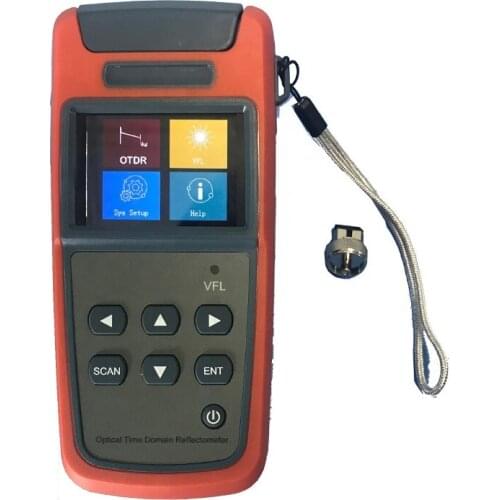 1550nm 22dB 60KM mini handheld smart OTDR tester with fiber optic VFL and low price