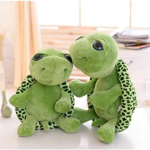 20-40cm Lovely Big Eyes Tortoise Soft Stuffed Animal Cushion Soft Small Sea Turtles Dolls for Kids Gift