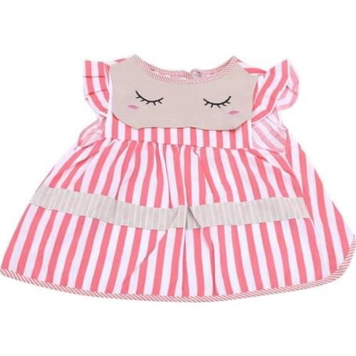 Baby Infant Bibs Cute Colorful Stripe Bandana Waterproof Children Eating Drawing Sleeveless Apron Baby Self Feeding Bib