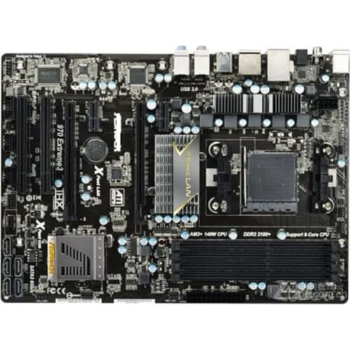 Desktop Motherboard ASRock 970 Extreme3 Socket AM3 AM3+ DDR3 For AMD CPU PC SALES