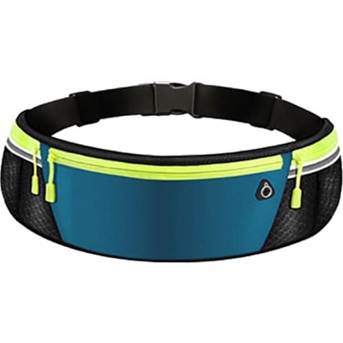 New Unisex Light Sport Waist Bags Reflective Running Waterproof Fanny Pack Convenient Carryiing Phone Money ID Card Waist Bag
