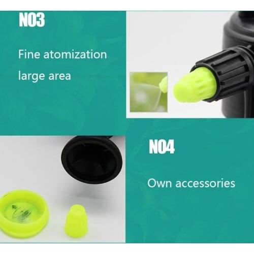 A5KD Manual Pressure Snow Foam Sprayer Cannon Foam Nozzle Hand Pump 2L Bottle Car Wash Window Cleaning Watering Can