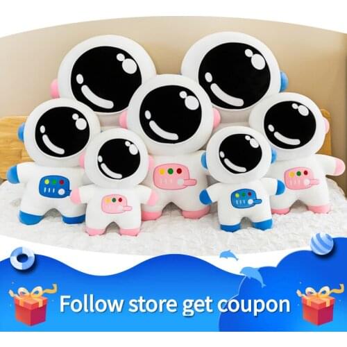 Plush Toys Pillow Fill Children Rag Doll Gift Bedside Lovely Baby Stuffed Room Decor Pop It Cute Cotton Astronaut No Shedding