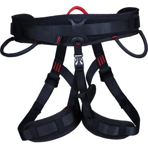 Rock Climbing Half Body Harness Safety Seat Sitting Bust Belt for Outdoor Downhill Tree Arborist Rappel Gear Equipment