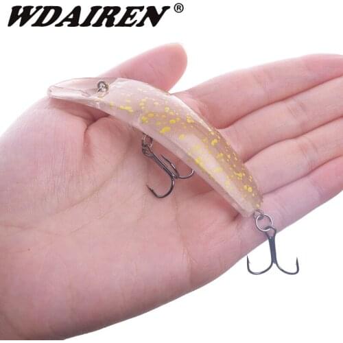1Pcs Topwater Minnow Wobblers Fishing Lure 9cm 8g Artificial Hard Bait 2 fish Hooks Crankbait Floating Bass Fishing Tackle