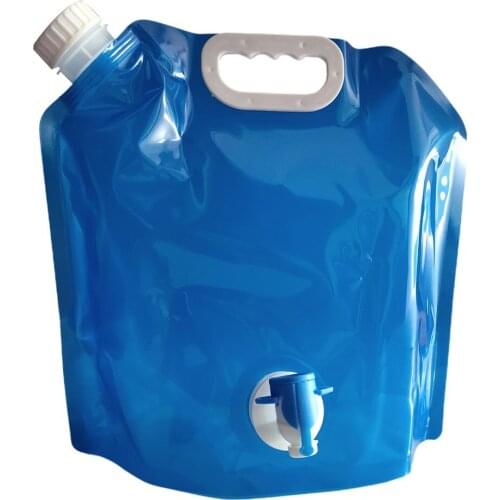 Large capacity Outdoor Water Bags Foldable Portable Water Bag With Faucet Water Container Bag 5L/10L Water Tank
