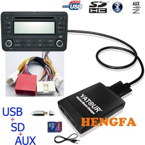 Yatour Digital Music Changer USB MP3 AUX adapter for New Mazda 3/5/6 CX5 CX7 RX8 2009+ can-bus yt-m06 Car Audio Radio adapter