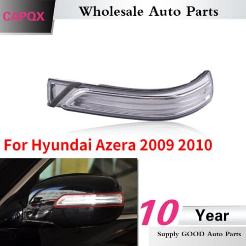 CAPQX Outer Rearview Side Mirror Turn Signal LED Repeater Lamp For Hyundai AZERA 2009 2010 87614 3L700 87614 3L710